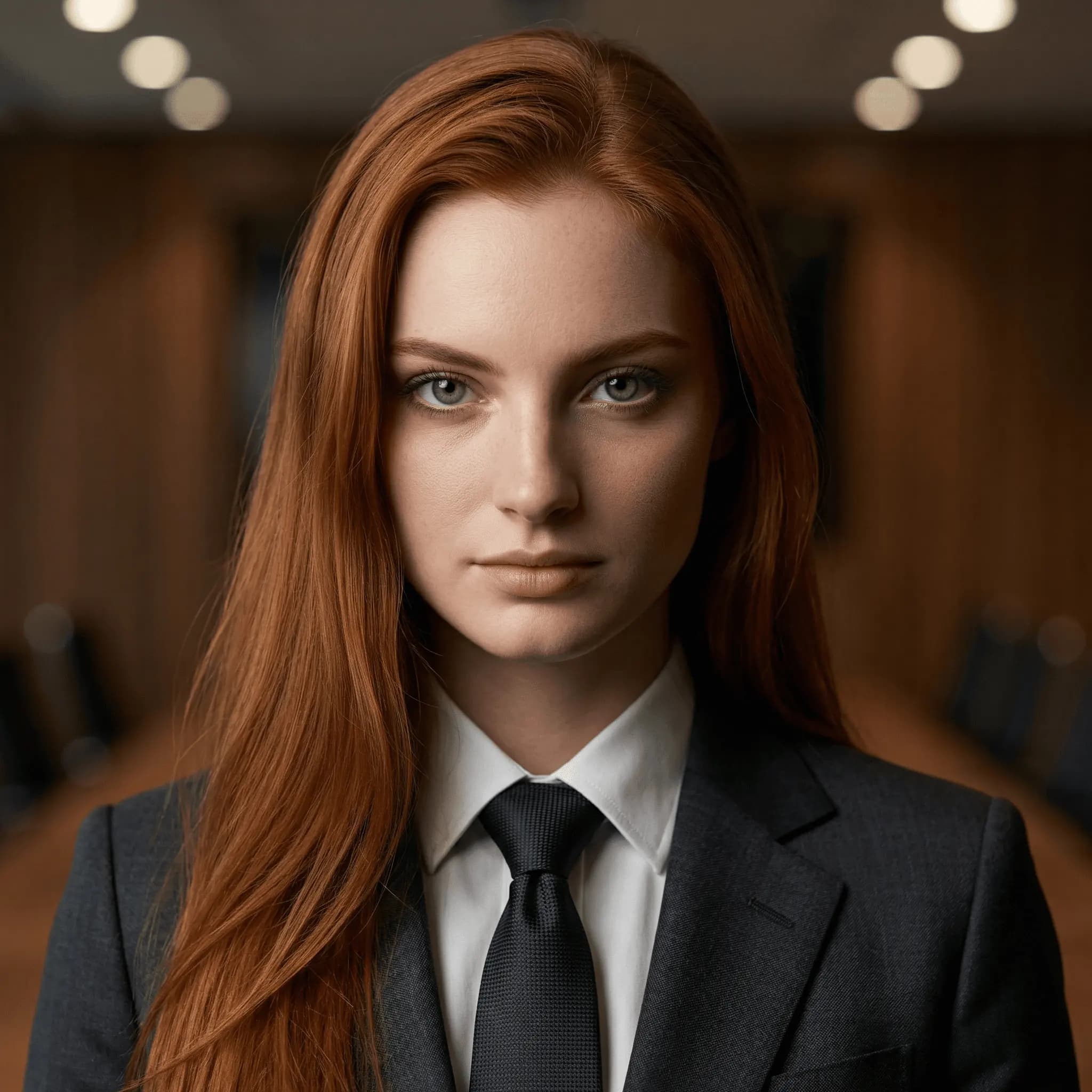 AI-generated Executive Portrait preset example