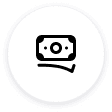 Icon for campaign budget planning