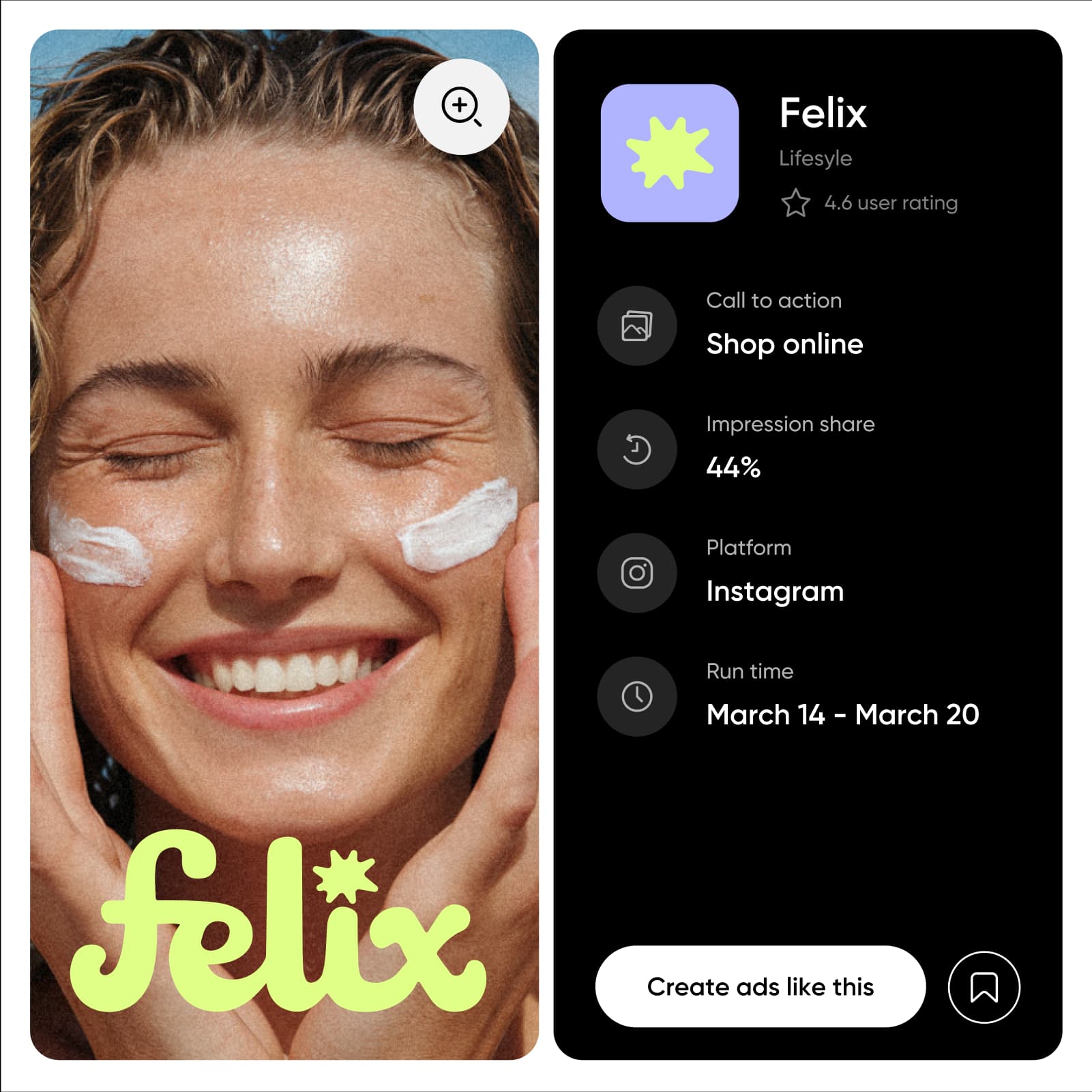 Monitor competitor ads in real time