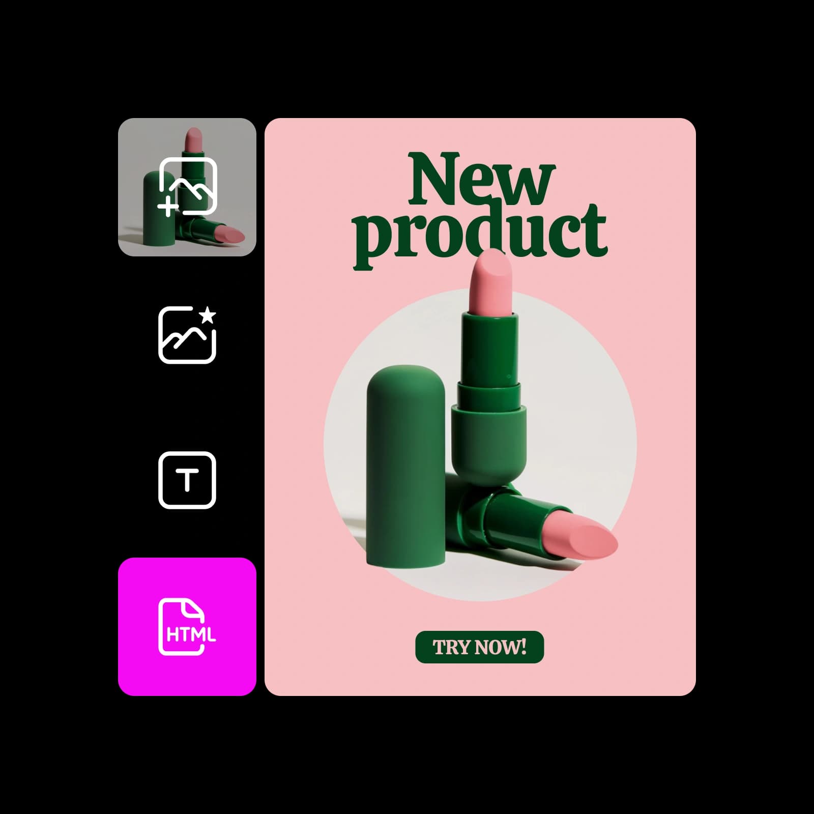 HTML export for product designs