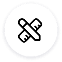 Icon for ad copy customization
