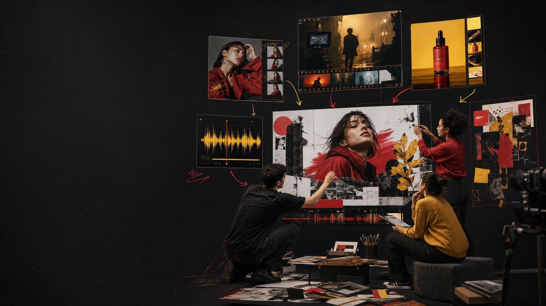 ImagineArt comparison hero showing creator workflow and visual output