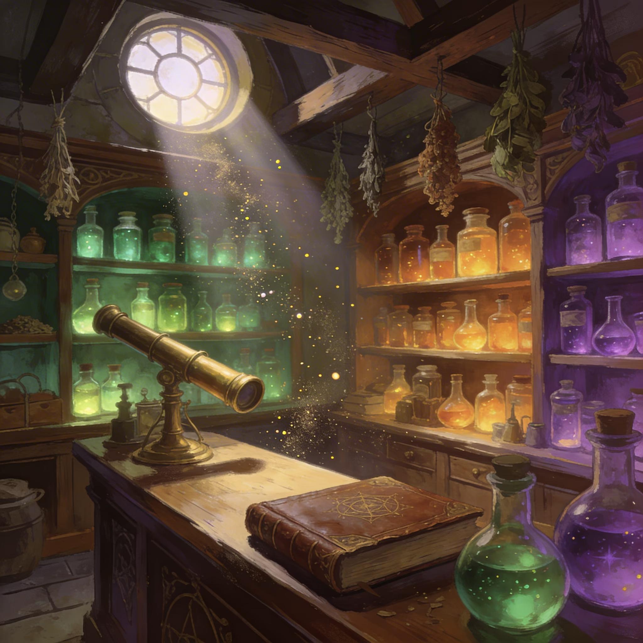 Seedream 4.5 generated image - Fantasy apothecary