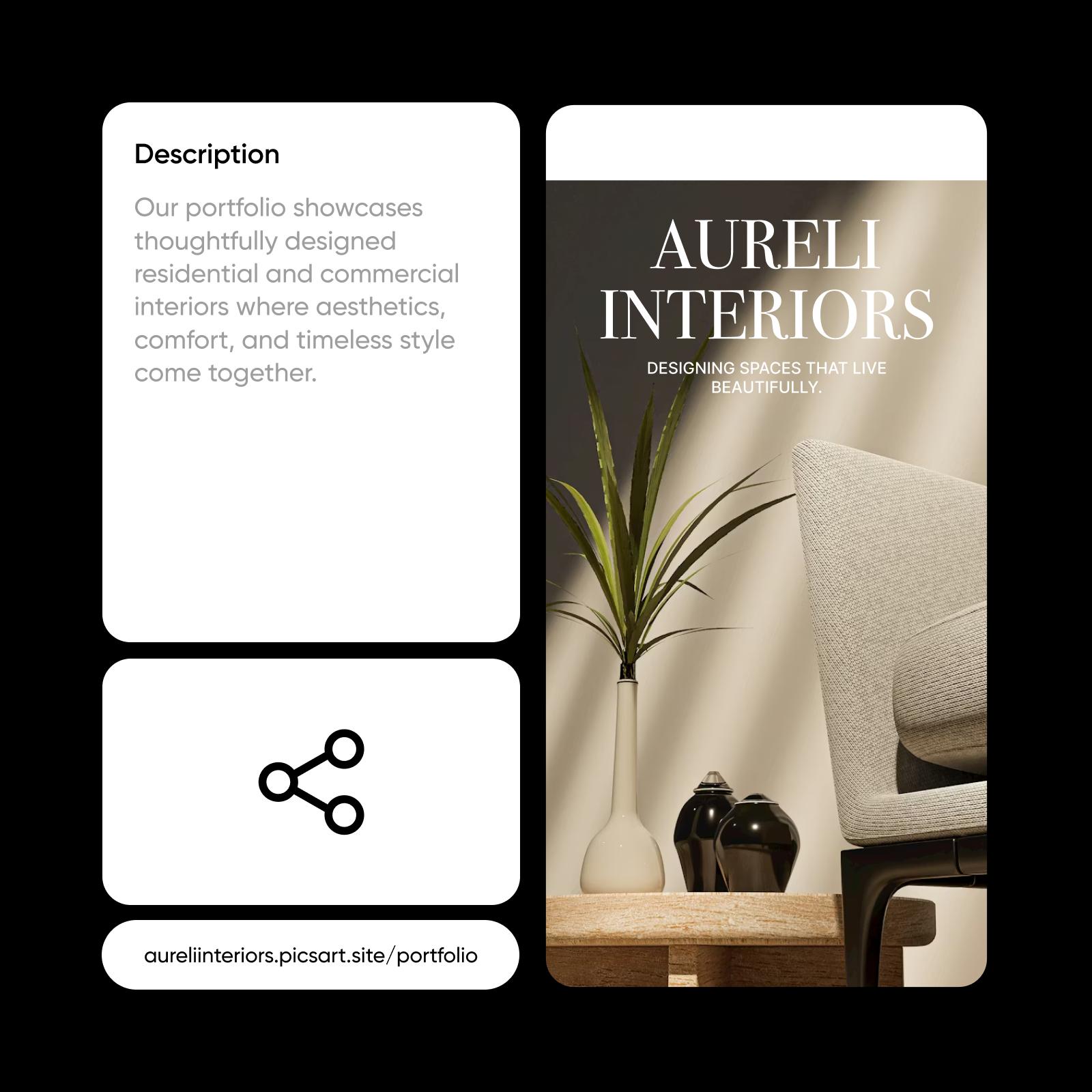Design portfolio website