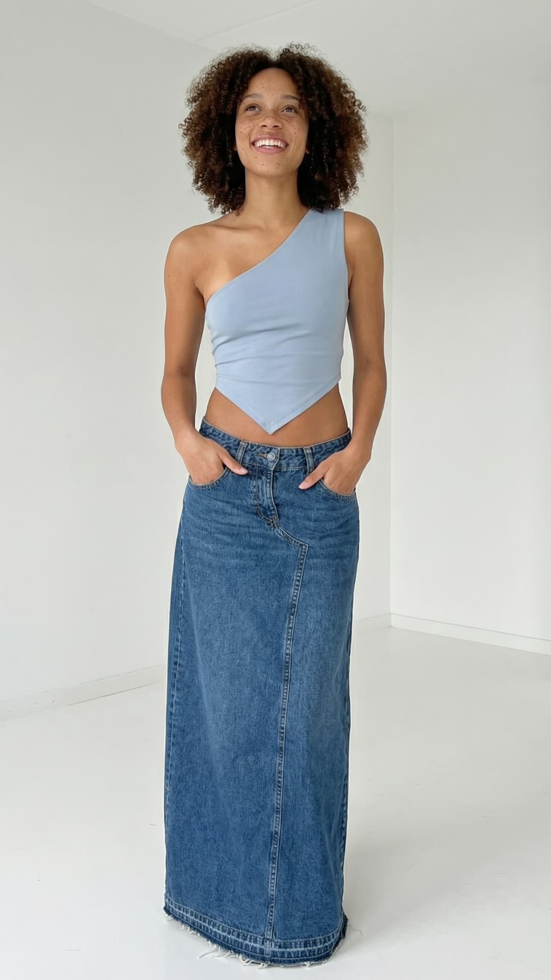 Woman wearing Skirt