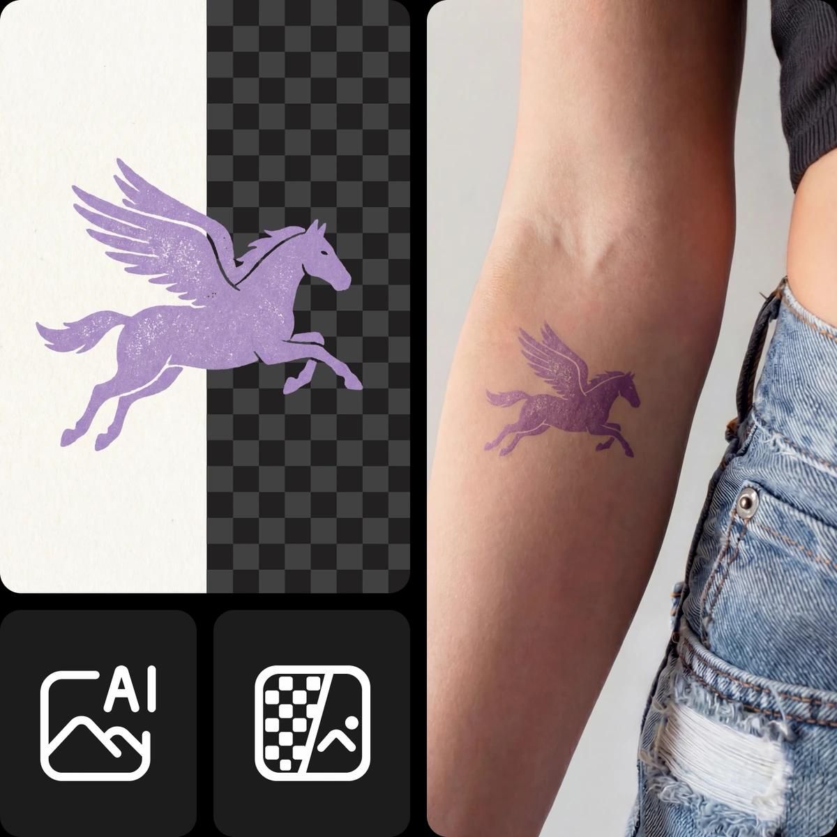 preview your tattoo designs on yourself