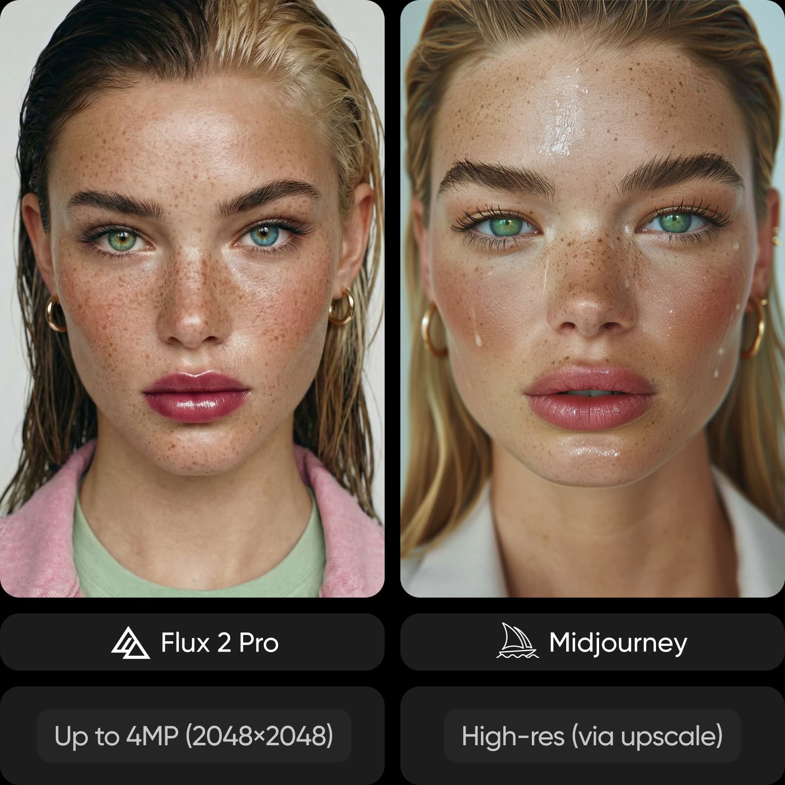 Flux 2 Pro and Midjourney AI image model overview