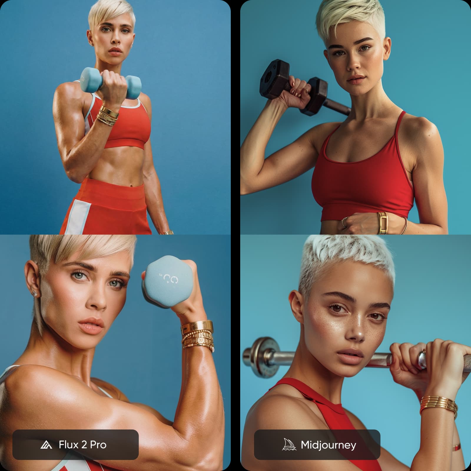 Flux 2 Pro vs Midjourney image quality and visual style