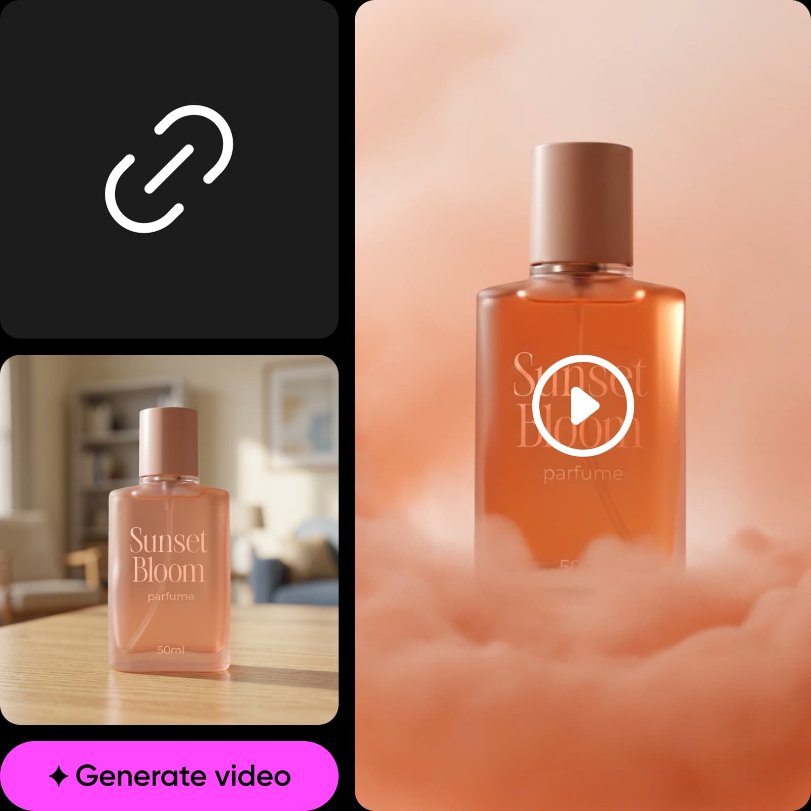 Start a HeyGen Video clip in Picsart (placeholder creative)