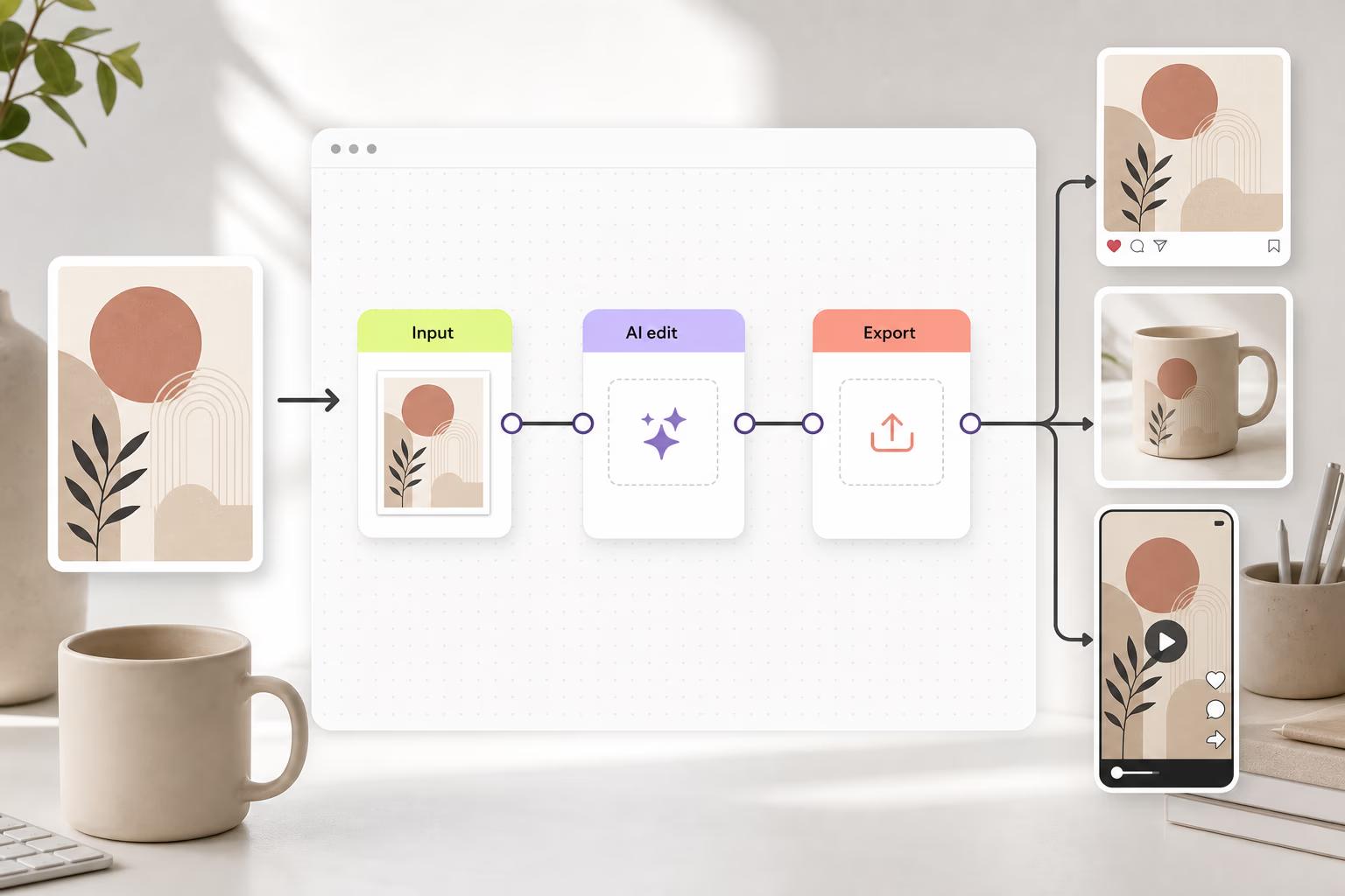 How to build your first AI workflow in Picsart Flow