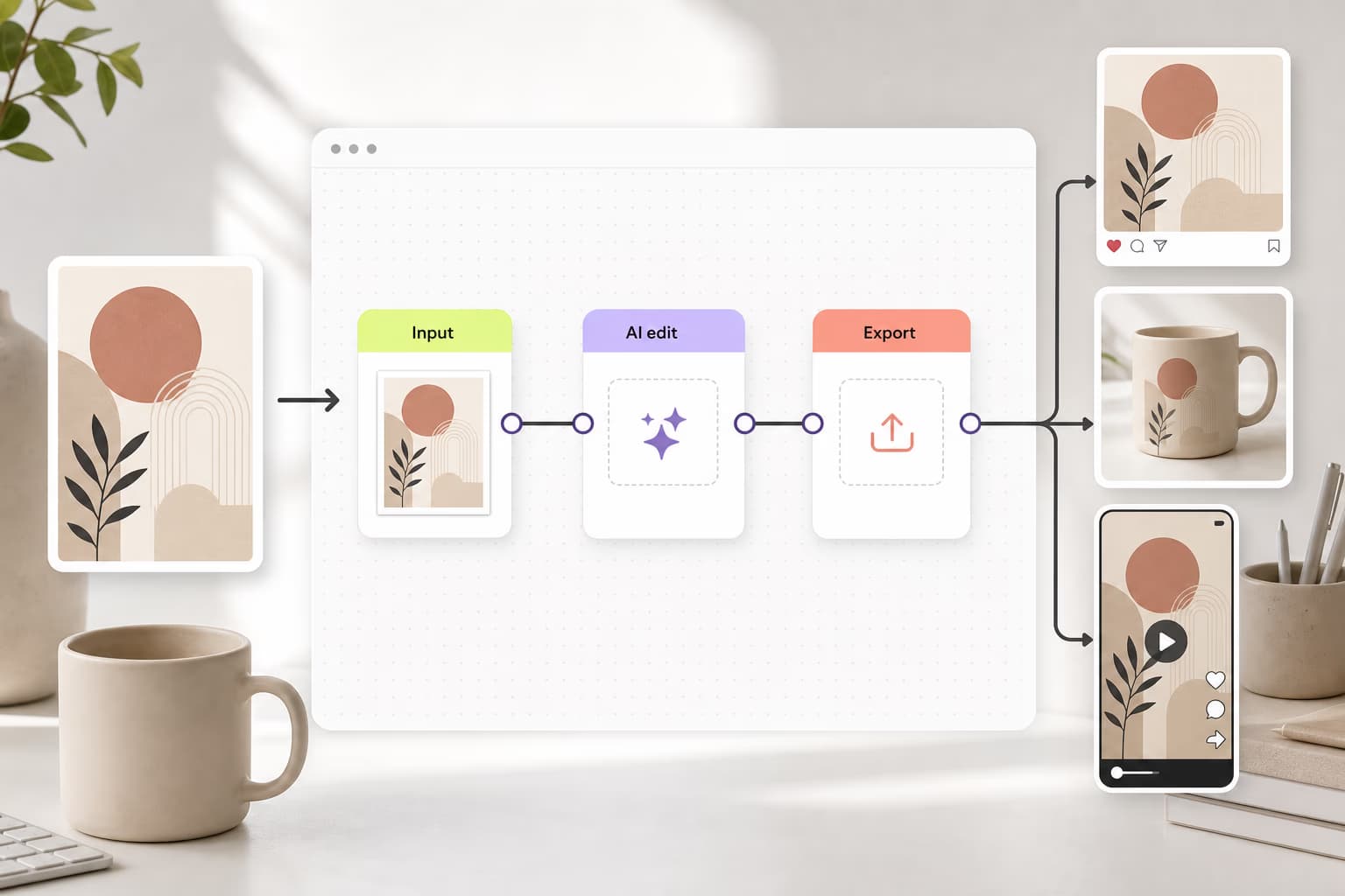 How to build your first AI workflow in Picsart Flow