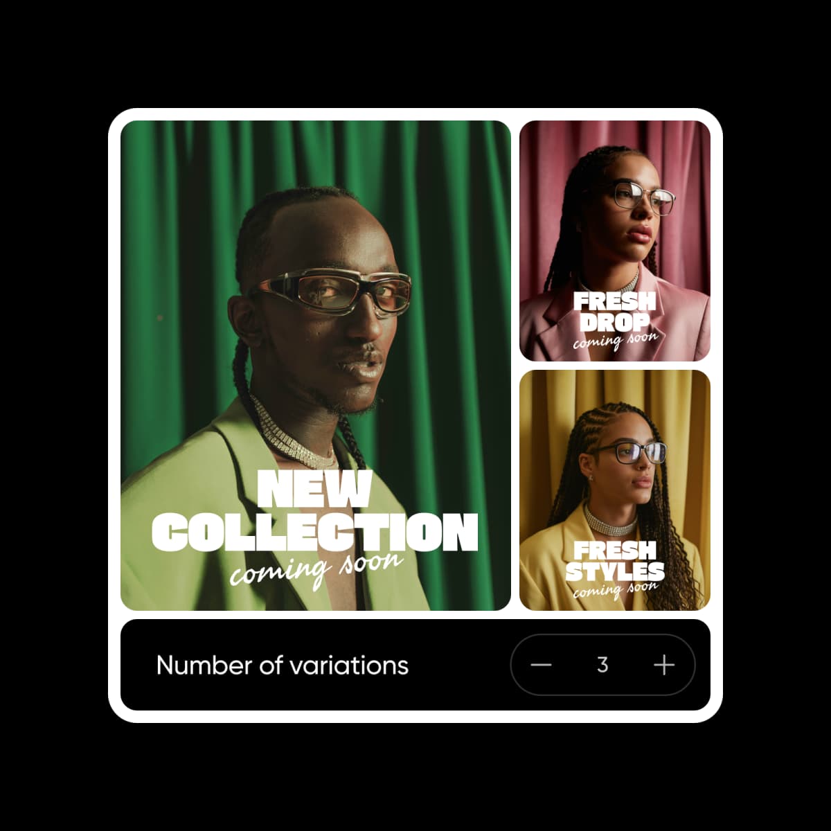 How to bulk create visual variations using data