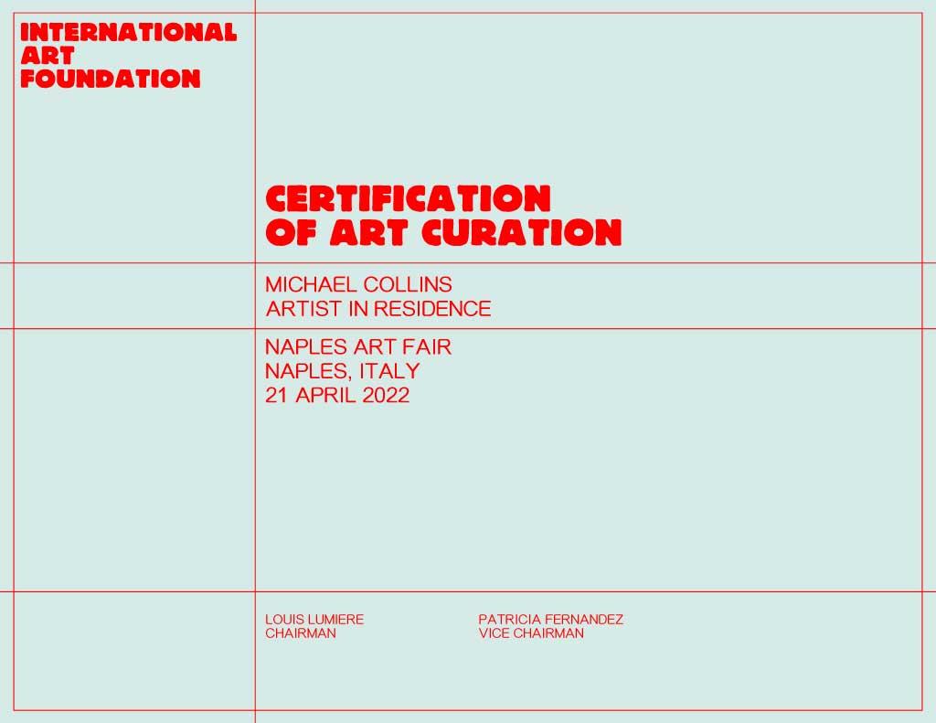 Chic Red and Teal Art Certificate Template
