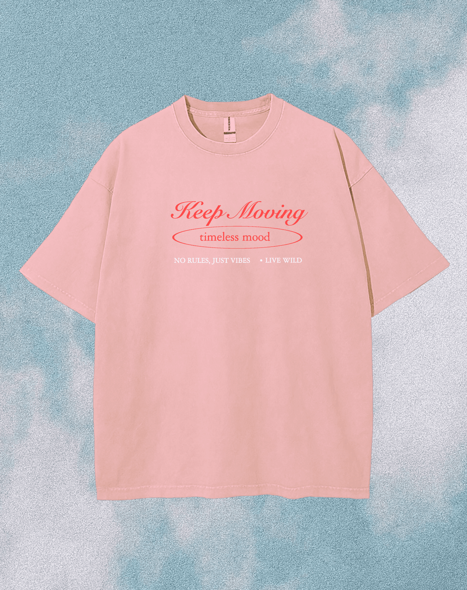 Pink T-Shirt Design with Motivational Message