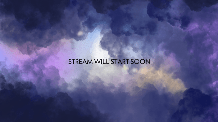 Vibrant Blue and Purple Streaming Soon Post