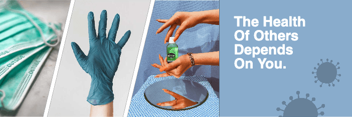 Blue Hygiene Awareness Campaign Poster