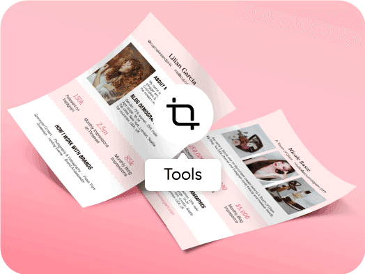 create a stunning media kit
