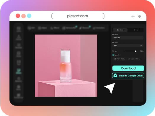 Google Drive Photo editor for eCommerce