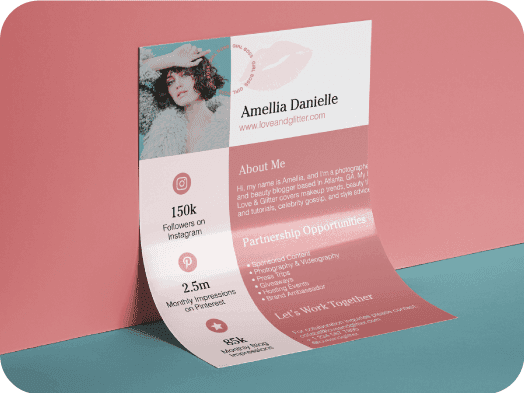 create a media kit online