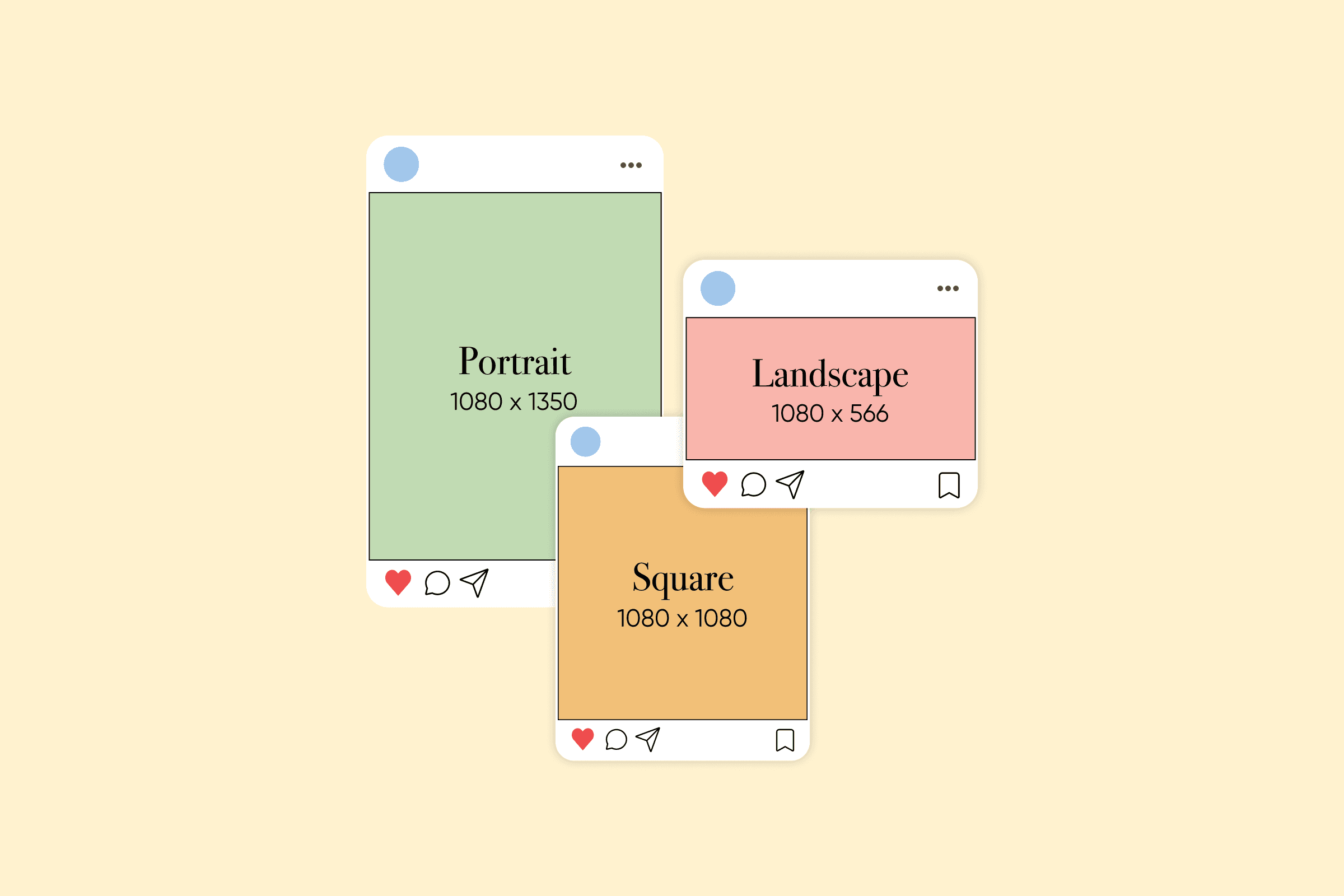 Instagram post sizes guide banner