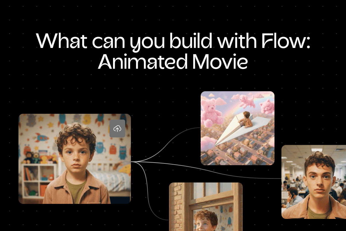 Kratki AI film napravljen u Picsart Flow