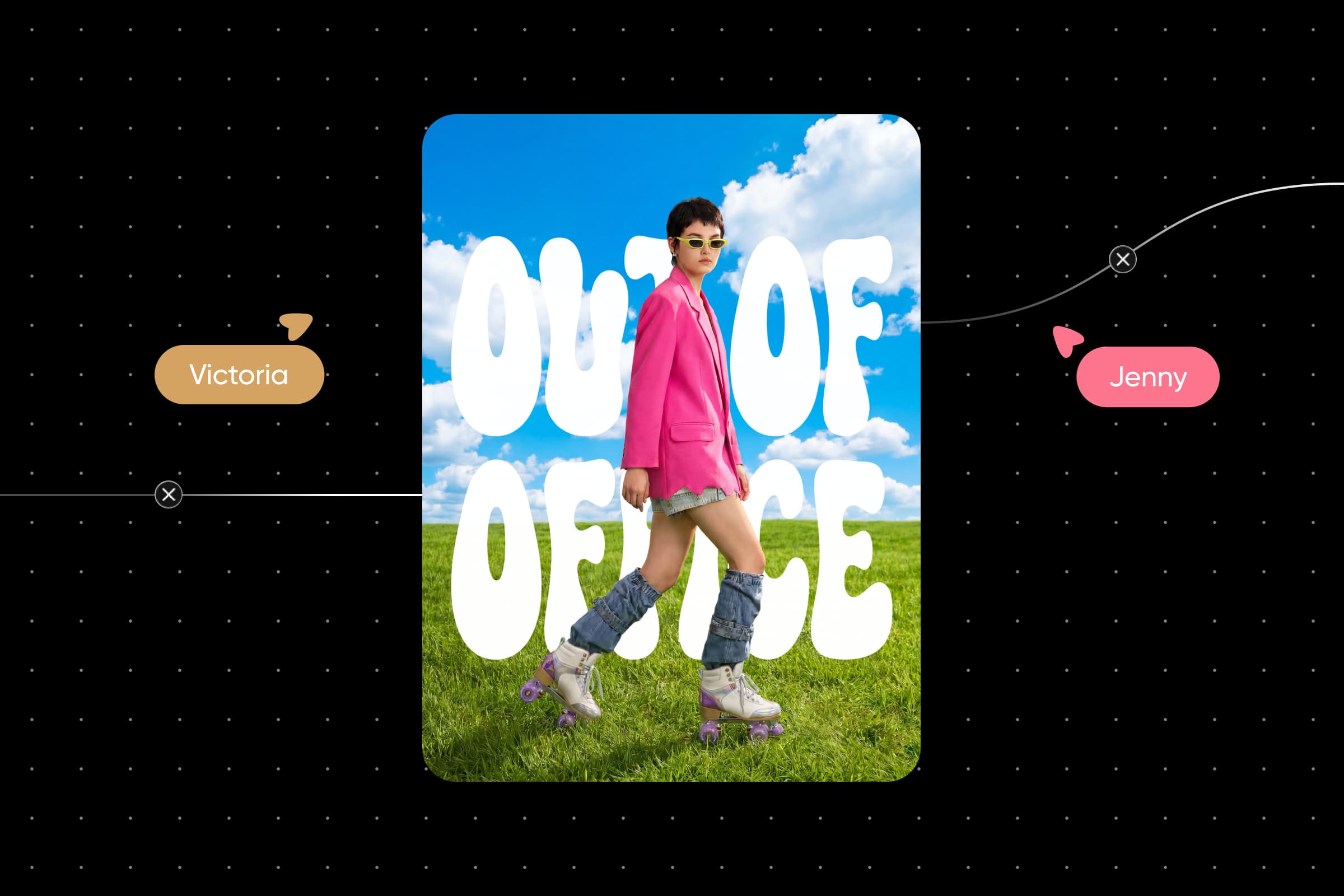 Picsart Flow canvas with generative editing tools