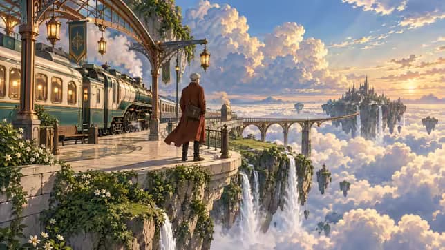 Stanica na horizontu: anime video-snimak od pet sekundi generisan uz Ren