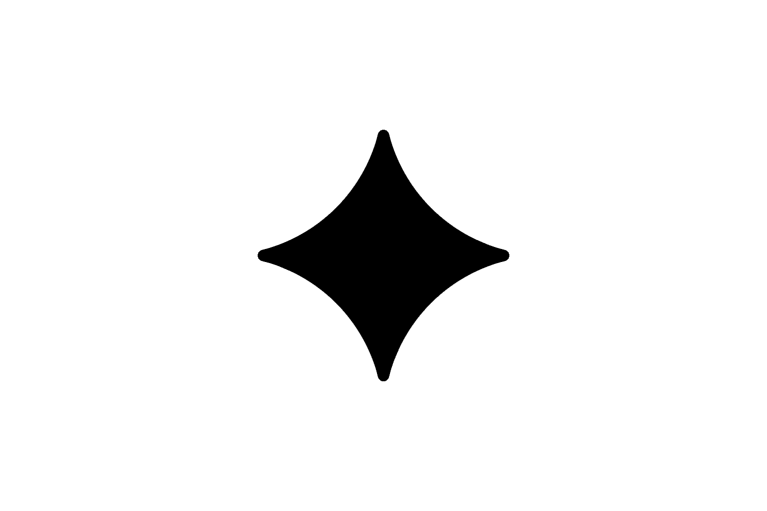 Google Gemini original app logo on a white background