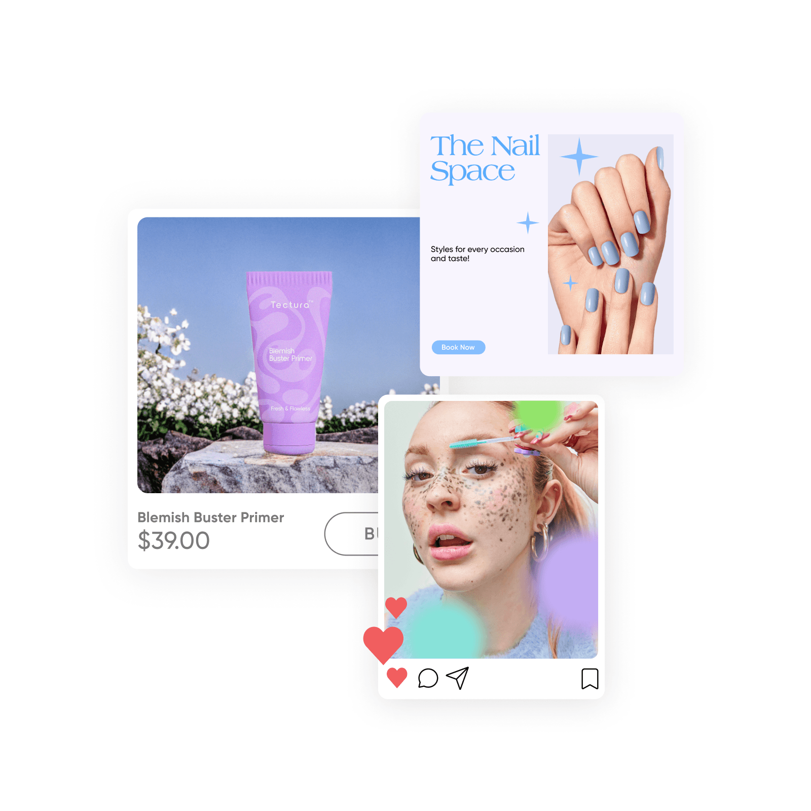beauty product photo creation