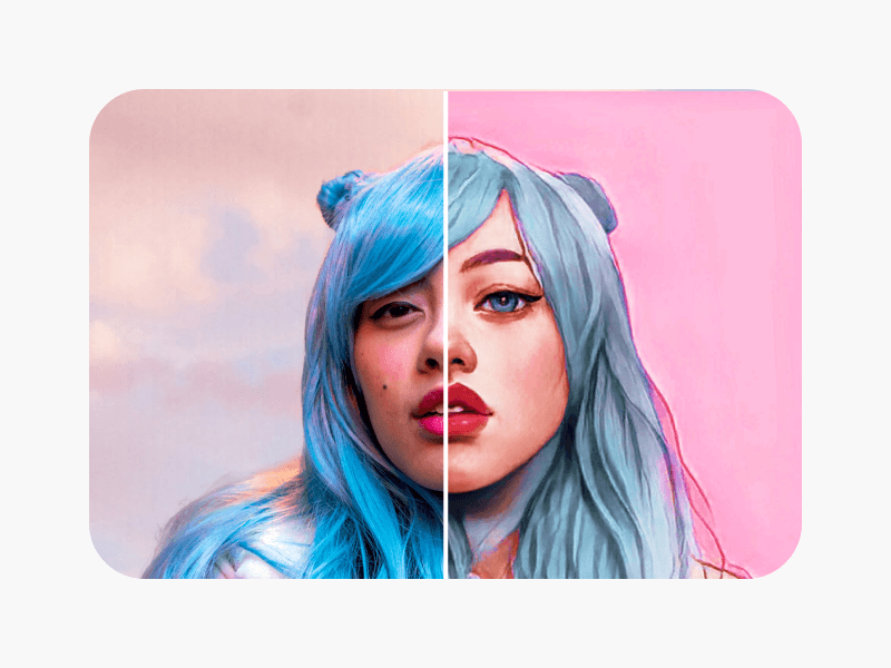 photo to cartoon effect