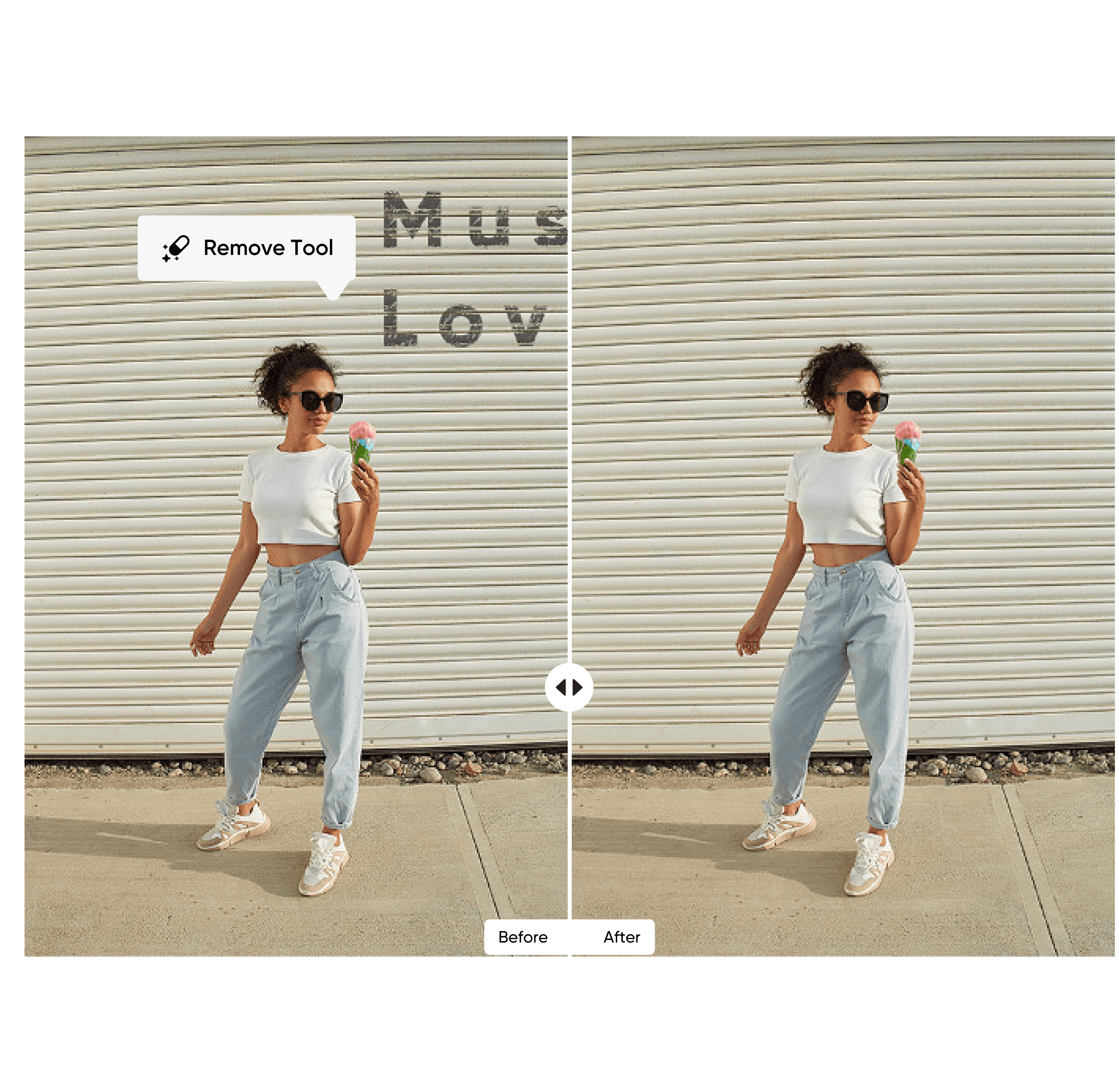 remove unwanted objects from photo with windows photo editor