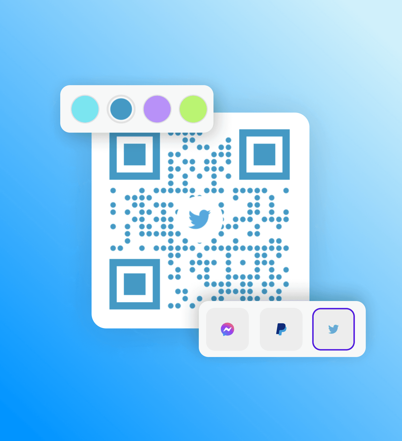 Picsart helps to Customize QR codes