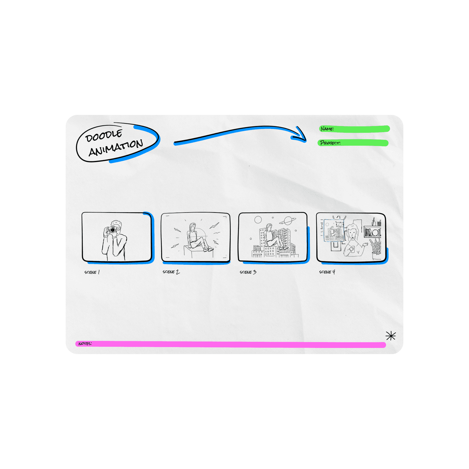 create storyboards for films
