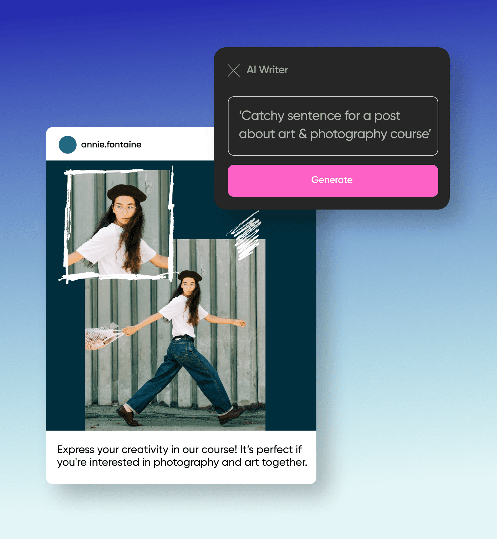 generate catchy sentences using ai