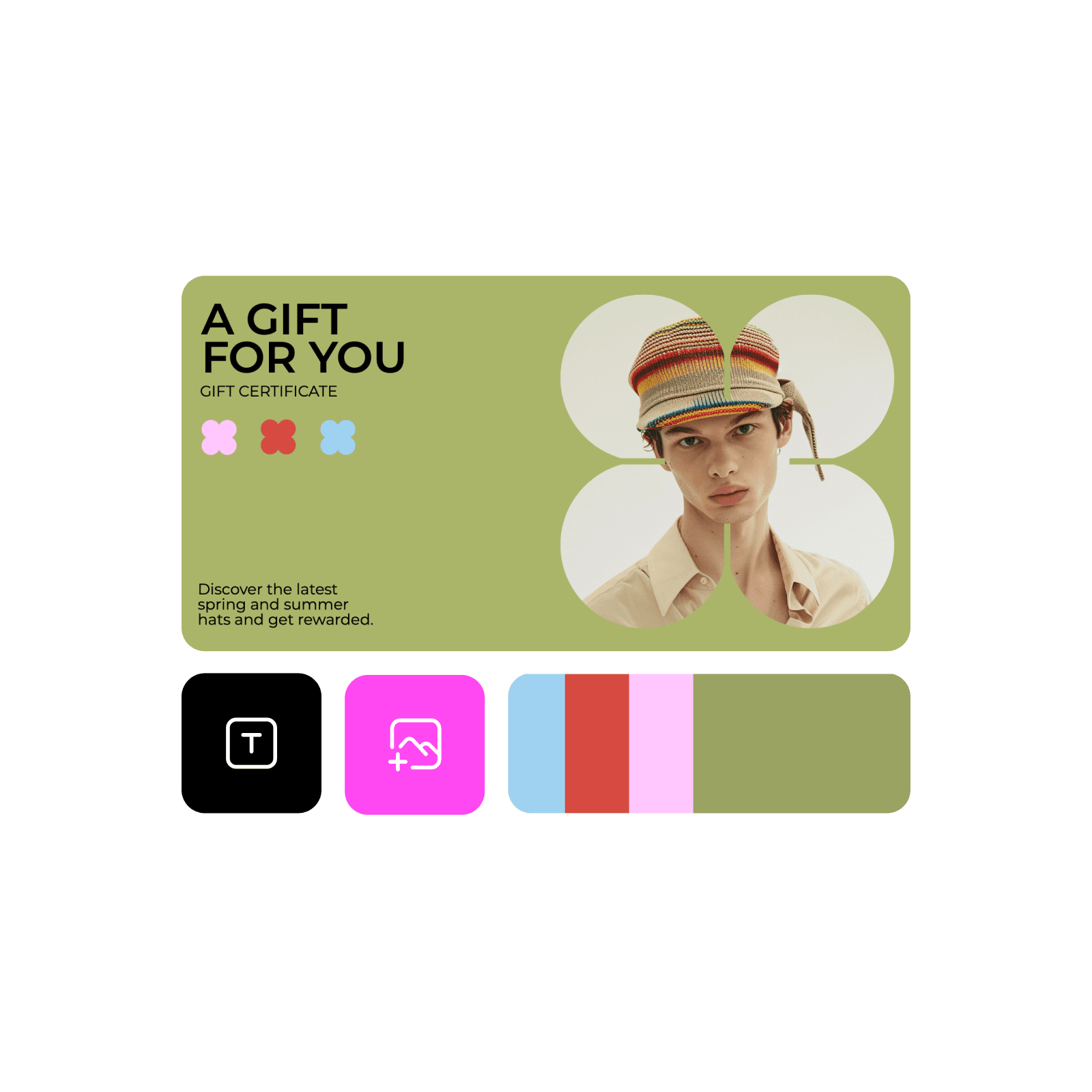 Customize your gift certificate with Picsart's editing tools