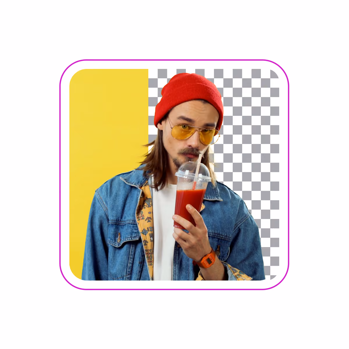 how to remove video background