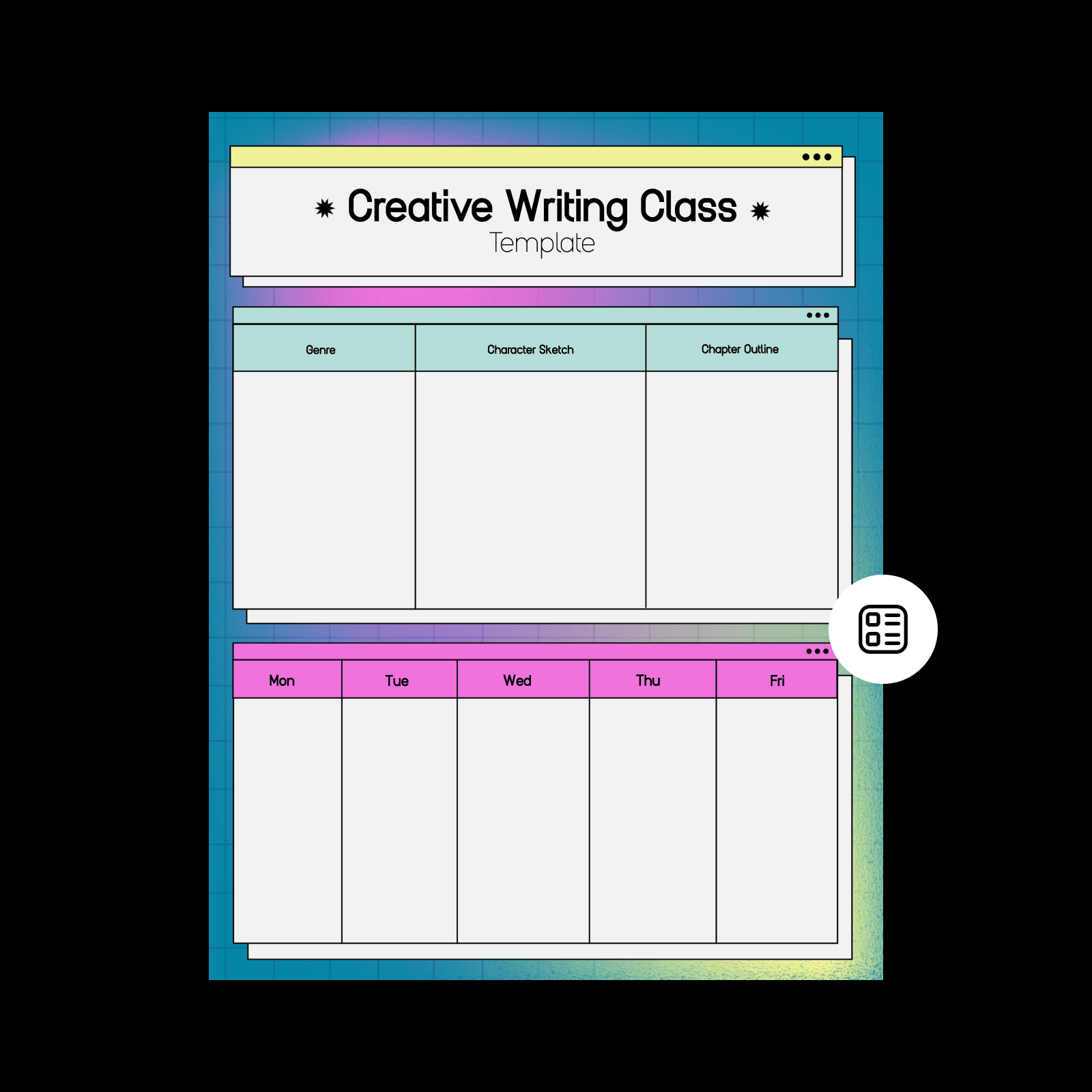 create educational material documents