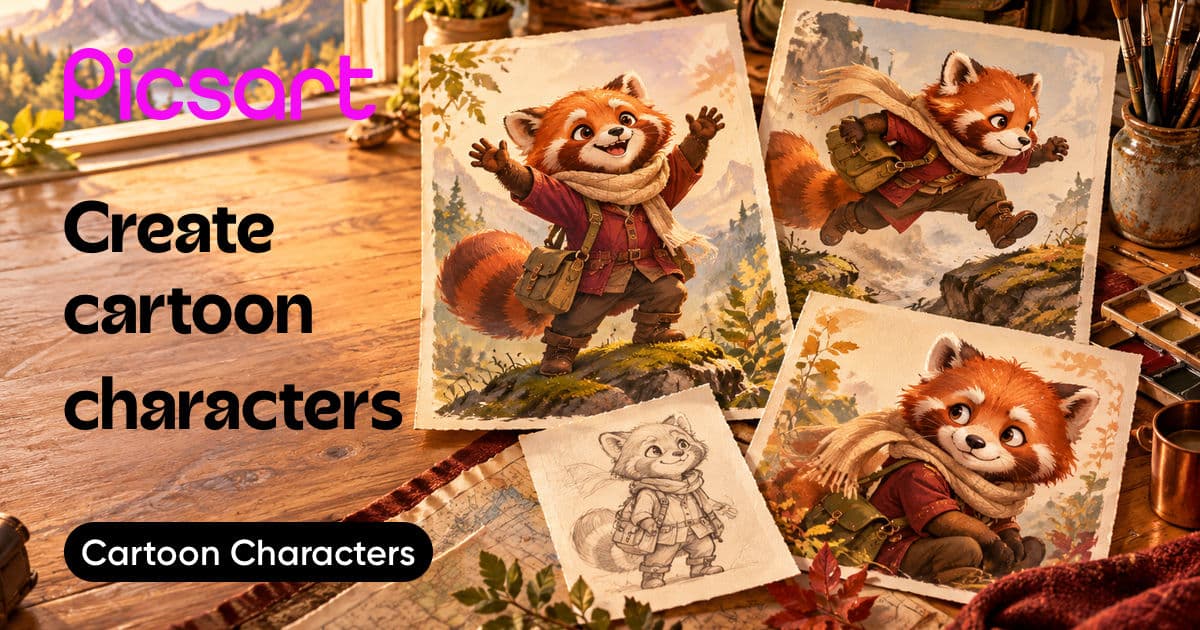 ai cartoon character maker by Picsart