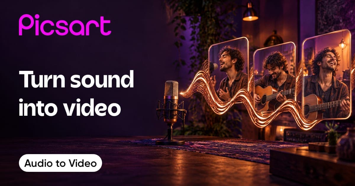 audio to video online