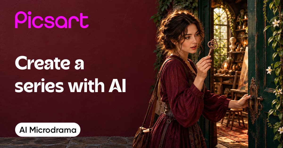 Picsart AI microdrama generator
