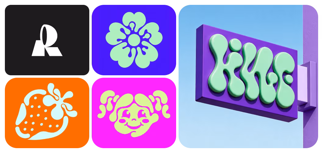 Logos and brand marks with Ideogram Vector