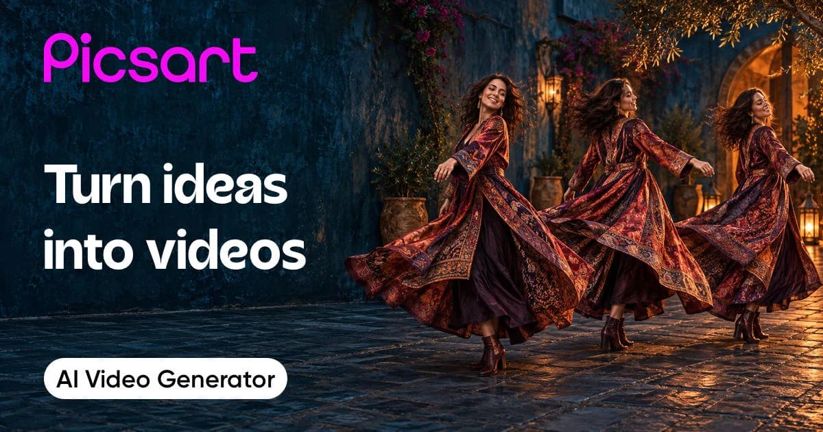 Picsart AI video Generator