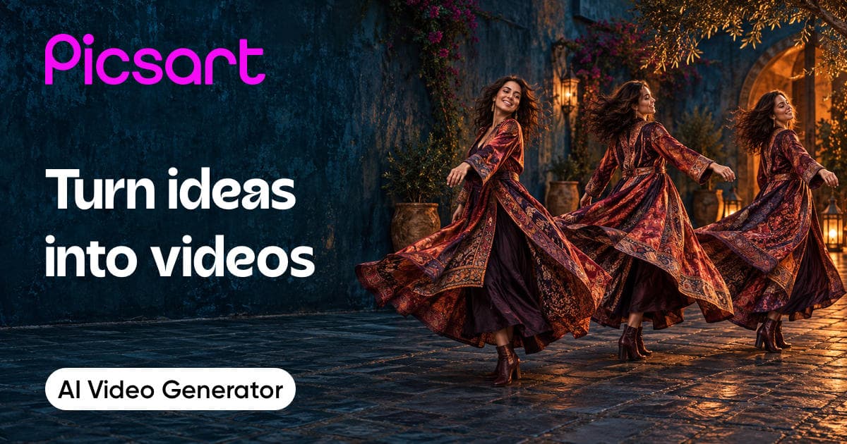 Picsart AI video Generator