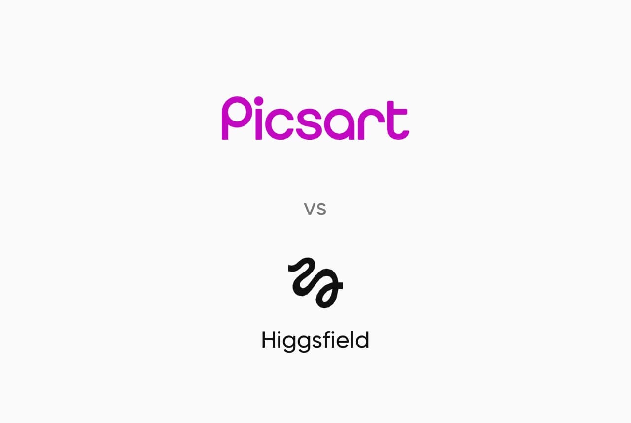Compare Picsart with Higgsfield