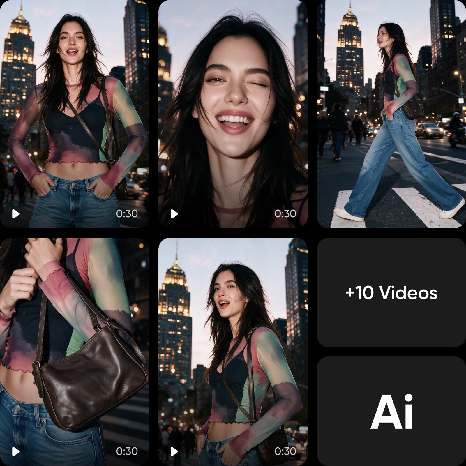 Vertical Instagram Reels and Stories made in Picsart Flow