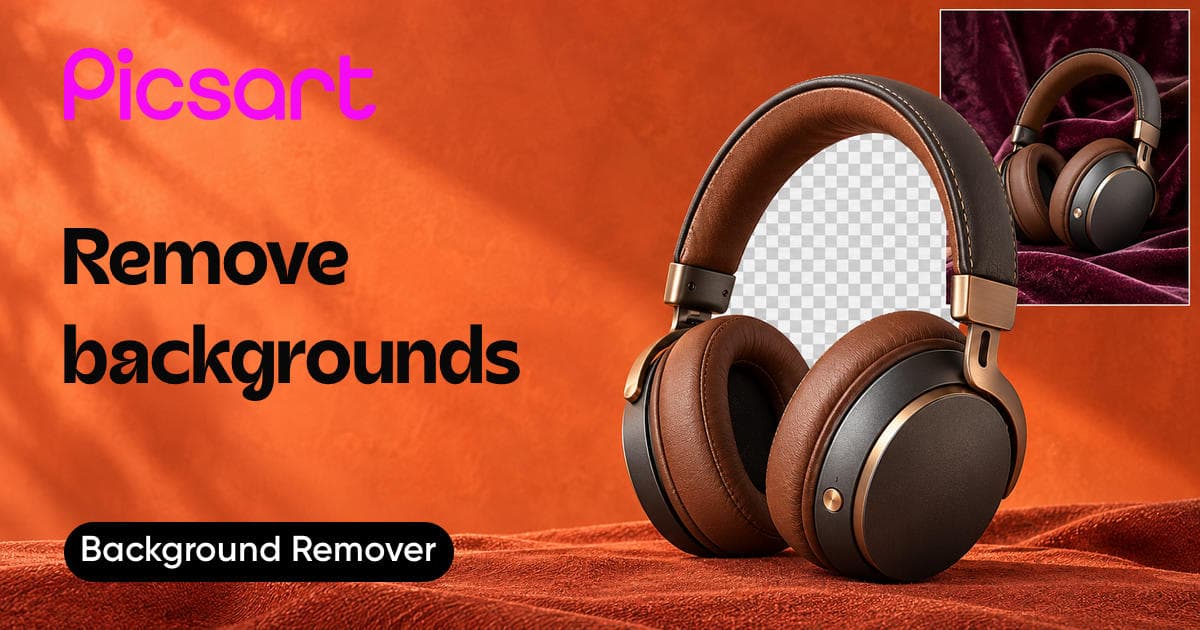 Picsart's background remover