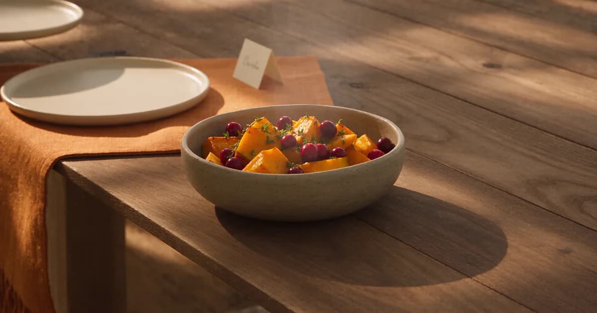 Thanksgiving assets created for recipes, dinner invitations, local menus, and gratitude stories